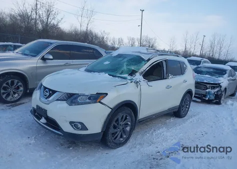 2016 Nissan Rogue Sl z USA, uszkodzony, nr VIN 5N1AT2MT0GC917472